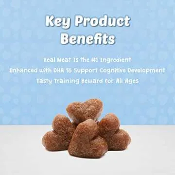 Blue Buffalo Bits Soft Dog Treats for Training, Made With Natural Ingredients & Enhanced with DHA, Chicken Recipe, 4-oz Bag