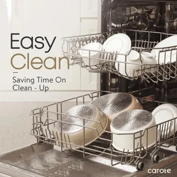 CAROTE 5 Pcs Pots and Pans Set with Detachable Handle