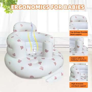 AGITVPS Inflatable Baby Seat: Ultimate Comfort for Infants
