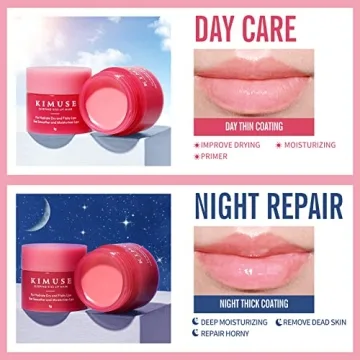 KIMUSE Lip Sleeping Mask Set - Vegan Overnight Lip Care