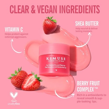 KIMUSE Lip Sleeping Mask Set - Vegan Overnight Lip Care