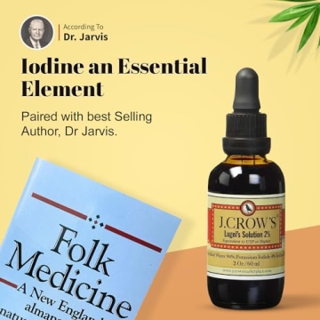 J.CROW'S® 2% Iodine Solution & Folk Medicine Book Bundle