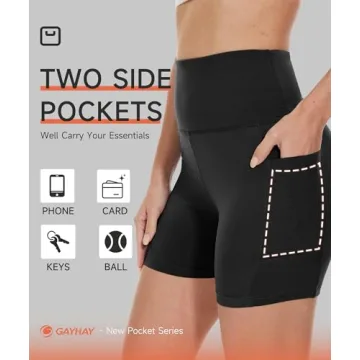 High Waisted Biker Shorts for Women - Soft & Versatile