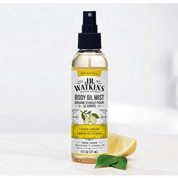 J.R. Watkins Natural Hydrating Body Oil Mist, 6 fl oz