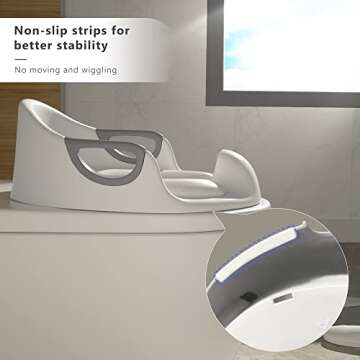 Potty Training Seat with Step Stool for Kids