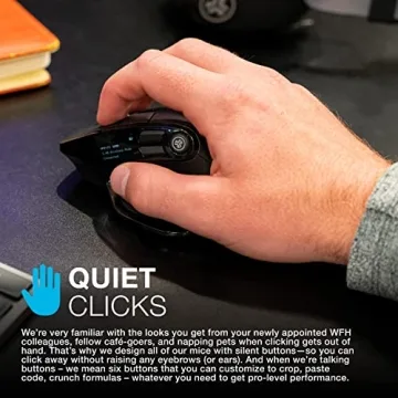 JLab Epic Wireless Mouse Multi-Device OLED Custom Profiles