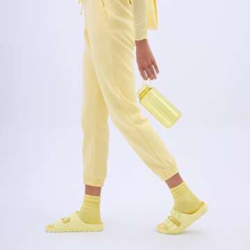 Nalgene Monochrome BPA-Free Recycled Water Bottle for Backpacking, Hiking, Gym - 32 oz Shatterproof Reusable Bottle