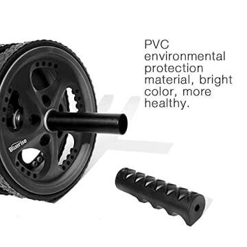 Bluerise 2 Types Ab Wheel No Noise Ab Roller Easy To Assemble Ab Roller Wheel Abs Roller Ab Workout Equipment at Home Ab Wheel Roller for Core Workout
