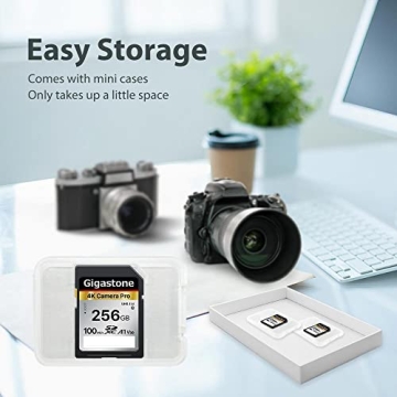 GIGASTONE 256GB Memory Card Fast 4K Ultra HD Reliability