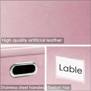 Stylish PRANDOM Collapsible Storage Box for Home Use