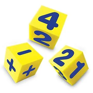 Learning Resources Math Marks The Spot Floor Game, Homeschool, Number Recognition, Addition & Subtra...