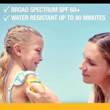 Neutrogena Beach Defense Kids Sunscreen Stick, Water-Resistant Sunscreen for Children, Broad Spectrum SPF 60+ for UVA/UVB Sun Protection, Oxybenzone-Free Sunscreen, 1.5 oz, 2 Pack