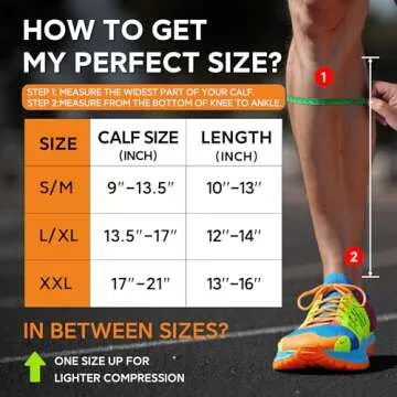 NEWZILL Calf Compression Sleeve for Comfort and Support