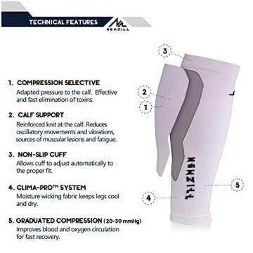NEWZILL Calf Compression Sleeve for Comfort and Support