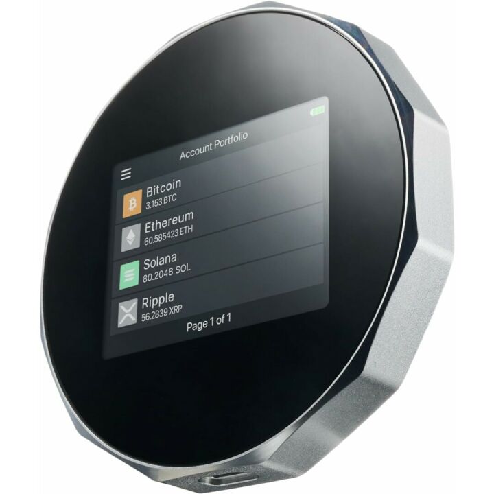 Secure Crypto Wallet with Bluetooth & NFT Support