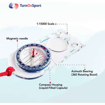 Orienteering Compass - Perfect for Outdoor Navigation