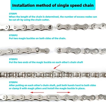 OugeWood Bike Chain Repair Kit for Single Speed Bikes