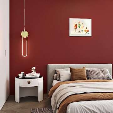 WESTICK Red Contact Paper Peel and Stick for Effortless Decor