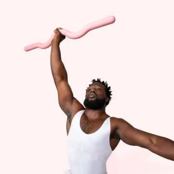 Bala Beam, 15lb, Strength Training | Press, Curl, Row, Squat and Lunge | Blush