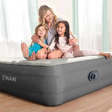 Intex 64095T TruAire Queen Air Mattress with Built-in Pump