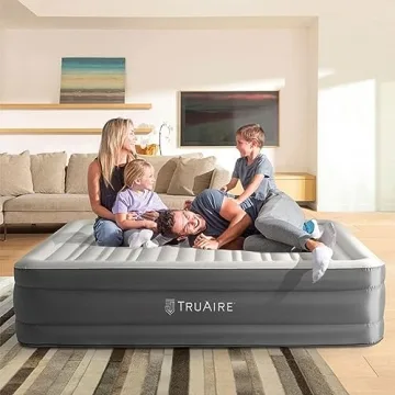Intex 64095T TruAire Queen Air Mattress with Built-in Pump