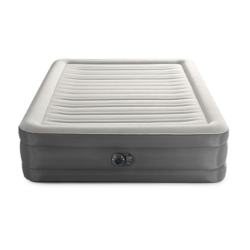 Intex 64095T TruAire Queen Air Mattress with Built-in Pump