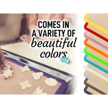 Zulay Kitchen Silicone Baking Mat Set - 2 Pack Nonstick Mats