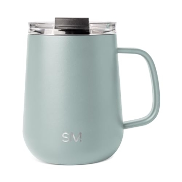 Simple Modern Insulated Travel Coffee Mug | 12oz Sea Glass Sage | Leakproof, Dishwasher Safe Coffee ...