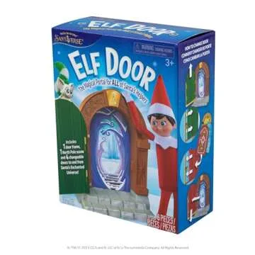 magical elf portal door for Santa's helpers