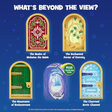 magical elf portal door for Santa's helpers