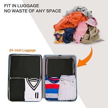 BlingTwinkle Compression Packing Cubes for Stress-Free Travel