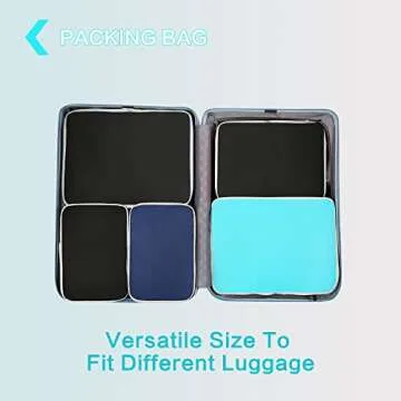 BlingTwinkle Compression Packing Cubes for Stress-Free Travel