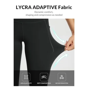 BALEAF Freeleaf Women's 7/8 Yoga Leggings with Pockets, High Waisted 27" Workout Lounge Leggings Cozy Soft Athletic Pants