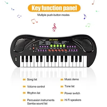 PerfectKids 32 Keys Piano for 3-8 Year Olds - Fun & Educational