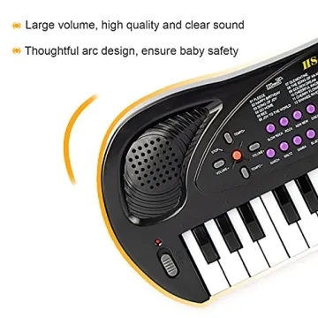 PerfectKids 32 Keys Piano for 3-8 Year Olds - Fun & Educational