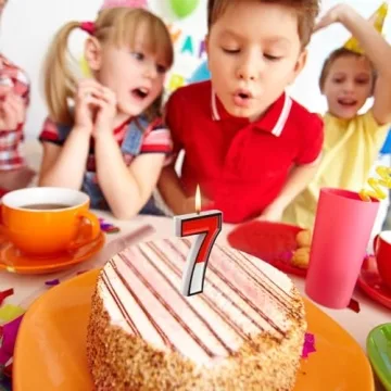 Conelist Cartoon Birthday Cake Candle for Kids' Parties