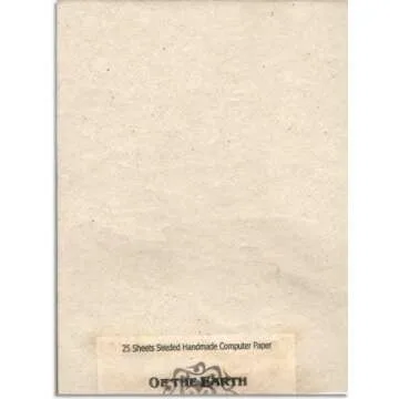 Eco-Friendly Plantable Printer Paper - 50 Sheets Total