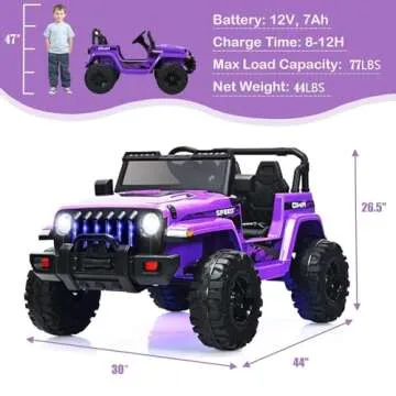 INFANS Kids Ride On Car Truck with Remote Control