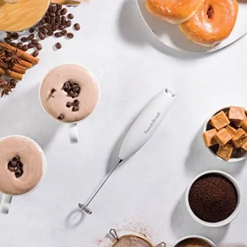 Versatile Handheld Milk Frother for Coffee and Drinks