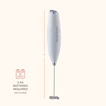 Versatile Handheld Milk Frother for Coffee and Drinks