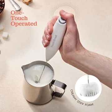 Versatile Handheld Milk Frother for Coffee and Drinks