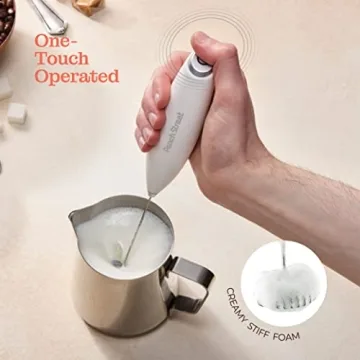 Versatile Handheld Milk Frother for Coffee and Drinks