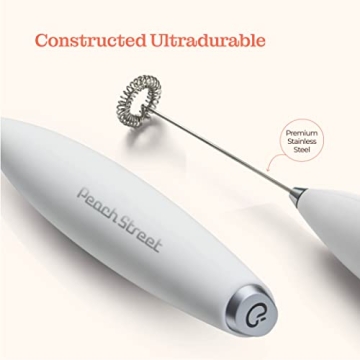 Versatile Handheld Milk Frother for Coffee and Drinks