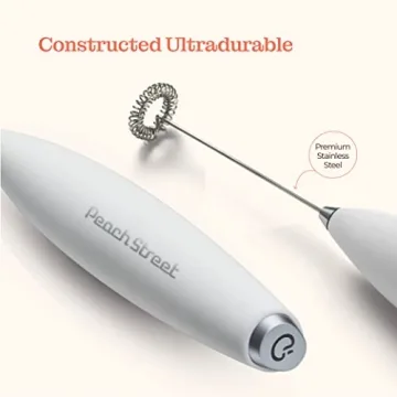 Versatile Handheld Milk Frother for Coffee and Drinks