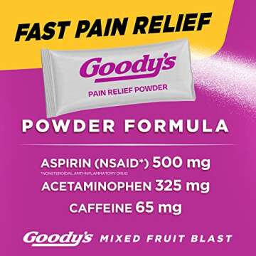 Goody's Headache Powder Mixed Fruit Blast, Fast Relief