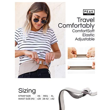 Peak Gear RFID Travel Money Belt Comfort Theft Protection