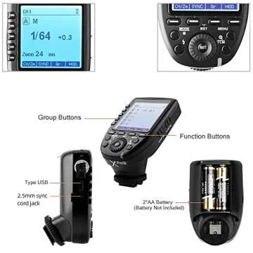 GODOX Xpro-S TTL 2.4G Wireless X System Remote Flash Trigger for Sony a77II a77 a99 ILCE-6000L a9 A7R A7RIII a350 DSC-RX10 for Godox TT685S TT350S V860II-S … B079JWNV3M