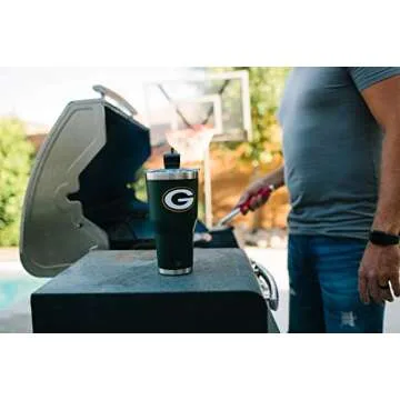 Simple Modern Officially Licensed NFL Dallas Cowboys Tumbler with Straw and Flip Lid | Insulated Stainless Steel 30oz Thermos | Cruiser Collection | Dallas Cowboys