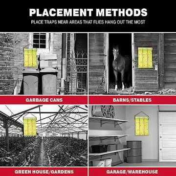Catchmaster Giant Fly Glue Trap 1-Pack 30 Feet Each, Adhesive Fly Traps Outdoor, Sticky Bug Catcher, Bulk Flying Insect Paper Roll, Pet Safe Pest Control for Garage, Barn, Greenhouse & Garbage Room