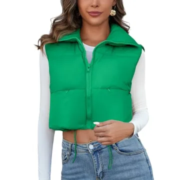 Kissonic Women's Lightweight Puffer Vest - Stylish & Warm